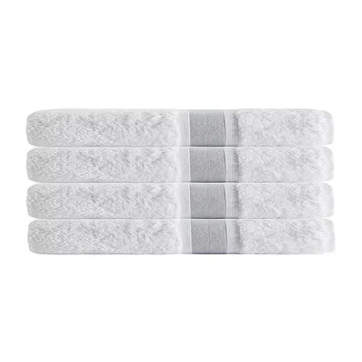 Depera Home Unique 4-pc. Hand Towel In White