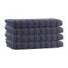 Depera Home Vague 4-pc. Hand Towel In Blue