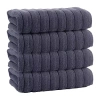 Depera Home Vague 4-pc. Quick Dry Bath Towel Set In Blue