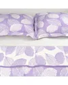 Depera Home Veranova Home Leafy Dreams Bedspread In Purple