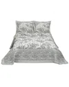 Depera Home Veranova Home Palm City Bedspread Set In Grey