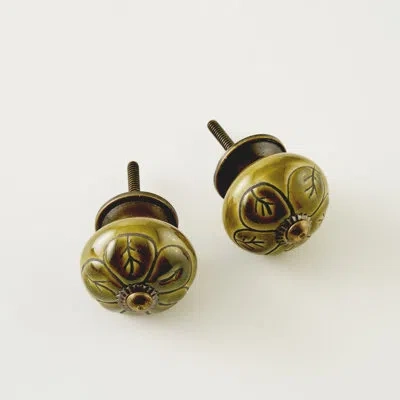 DEPERA HOME VIOLE CERAMIC CABINET KNOBS (SET OF 2)
