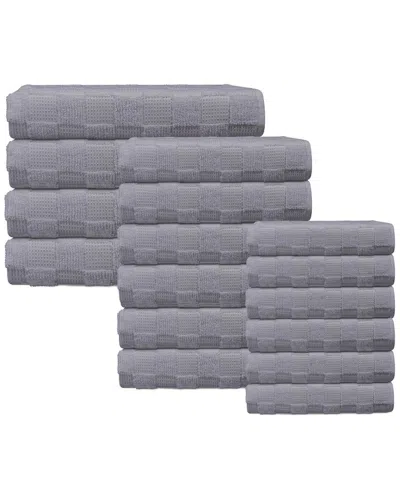 DEPERA HOME DEPERA HOME WAFFLE TERRY SET 16 TURKISH TOWELS