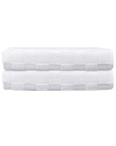 DEPERA HOME DEPERA HOME WAFFLE TERRY SET OF 2 TURKISH BATH TOWELS