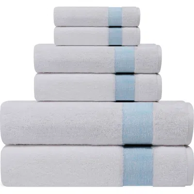 Depera Pera 6-piece Turkish Cotton Bath Towel Set