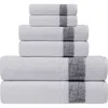 Depera Pera 6-piece Turkish Cotton Bath Towel Set