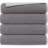 Depera Set Of 4 Double Face Turkish Cotton Washcloths In Multi