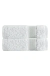 Depera Unique 2-piece Turkish Cotton Bath Towels In White