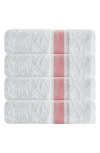 Depera Unique 4-piece Turkish Cotton Bath Towels In Gray