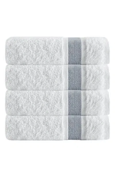 DEPERA DEPERA UNIQUE 4-PIECE TURKISH COTTON BATH TOWELS