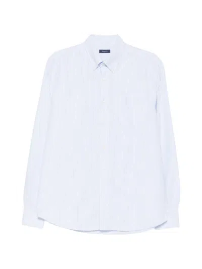 Deperlu Andy Striped Button-down Shirt In White
