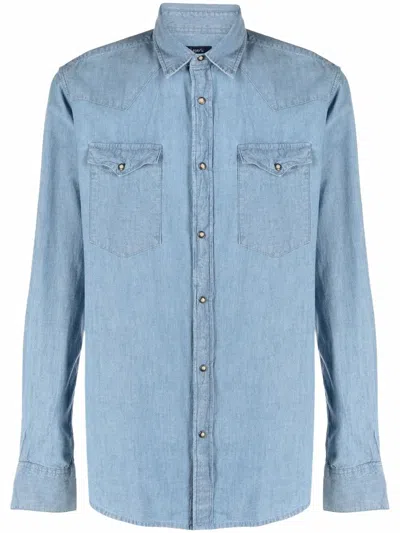 DEPERLU BUTTON-DOWN DENIM SHIRT