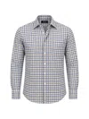 Deperlu Check-pattern Shirt In White