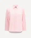 Deperlu Multicolor Cotton Shirt In Pink