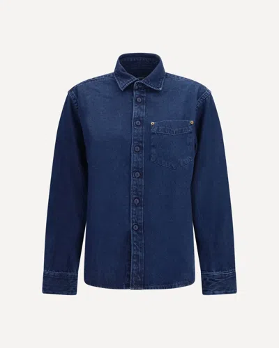 Deperlu Denim Shirt In Blue