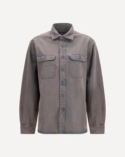 Deperlu Denim Shirt In Grigio