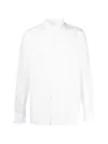 Deperlu Leon Button-up Linen Shirt In White
