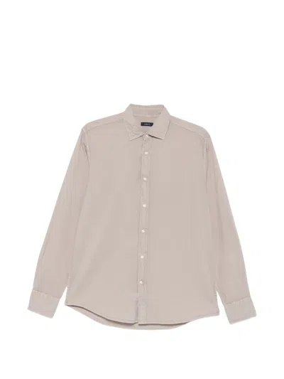 Deperlu Leon Long-sleeve Shirt In Brown
