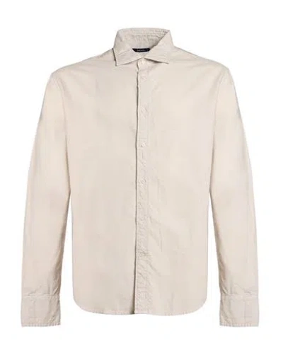 Deperlu Man Shirt Cream Size S Cotton In Neutral