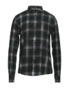 Deperlu Man Shirt Dark Green Size Xxl Cotton In Green