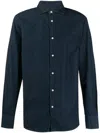 Deperlu Nelson Denim Shirt In Blue