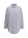 Deperlu Oversized Shirt In Blue