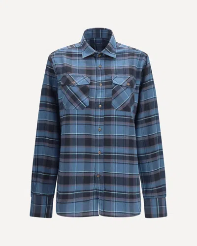 Deperlu Raymond Checked Shirt In Blue