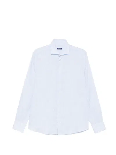 Deperlu Wally Striped Long-sleeve Shirt In Blue