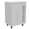 Depot E-shop 24" Meka Vanity White (2c) Blanco Nevado