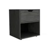 Depot E-shop Adak 19.7" H Nightstand End Table With Open Shelf,ligth Gray