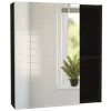 Depot E-shop Andes Medicine Cabinet With Mirror Black Wengue
