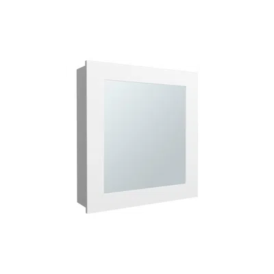 Depot E-shop Asheboro Medicine Cabinet With 2 Shelves, 1 Door, And 1 Mirror, White