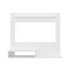 Depot E-shop Baden Floating Entertainment Center For Tv´s Up 55", Space For Tv In White