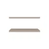 Depot E-shop Belville Floating Shelves, 2 Shelves, 1.50" H, Taupe In Neutral
