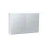 Depot E-shop Cantwell Medicine Cabinet With 2 Doors, 3 Shelves, 2 Mirrors, White In White