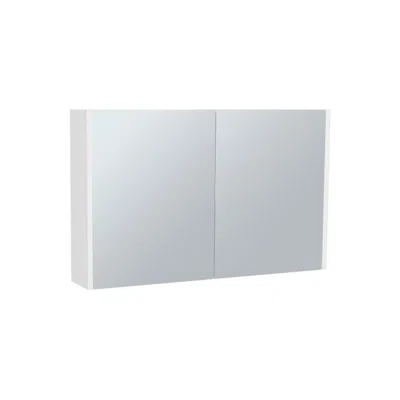 Depot E-shop Cantwell Medicine Cabinet With 2 Doors, 3 Shelves, 2 Mirrors, White