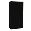 Depot E-shop Cartagena Armoire - Black/white