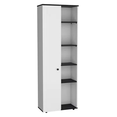Depot E-shop Cary 67" H Kitchen Storage Cabinet With One Door In White