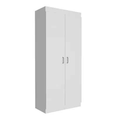 Depot E-shop Chad Pantry Cabinet White In Blue