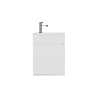 Depot E-shop Chisana Bathroom Vanity, 1 Door, White