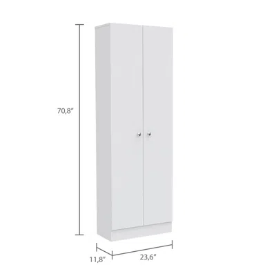 Depot E-shop Dakari Multistorage Cabinet White In Black