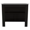 Depot E-shop Delos Kitchen Island - Black/ibiza Marble