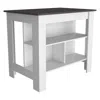 Depot E-shop Delos Kitchen Island White - Onix