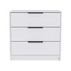 DEPOT E-SHOP EGEO 3 DRAWER DRESSER WHITE