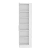 Depot E-shop Fairfield Utility Storage Cabinet With 6-tier Shelf And Broom Hangers, White