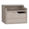 Depot E-shop Floating Nightstand, Modern Dual-tier Design With Spacious Single Drawer Storage