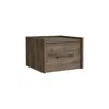 Depot E-shop Floating Nightstand, Space-saving Design With Handy Drawer And Surface