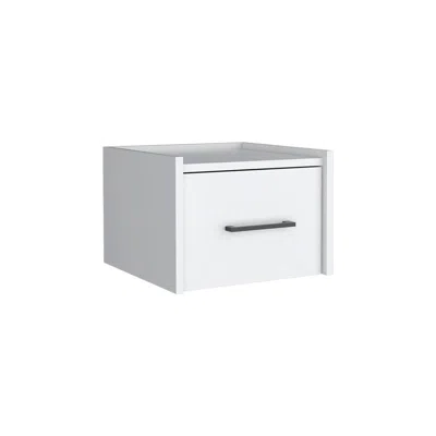 Depot E-shop Floating Nightstand, Space-saving Design With Handy Drawer And Surface