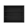 Depot E-shop Ida Wall Shelf, 3 Shelves, Black In Black