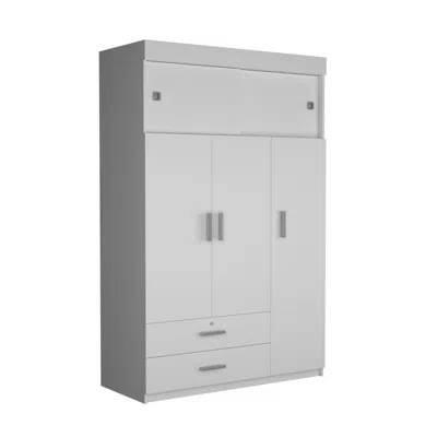 Depot E-shop Indiana Armoire - White